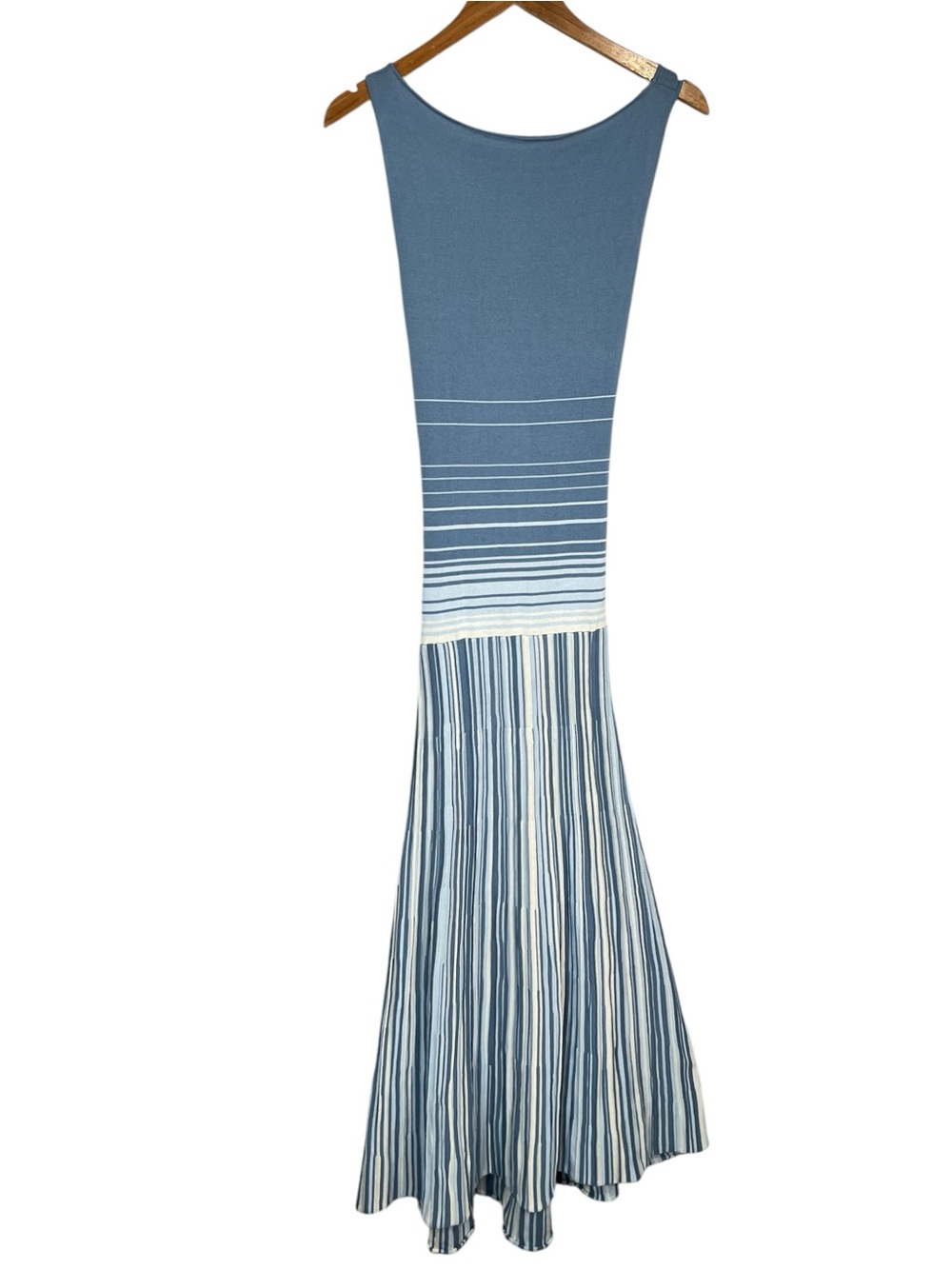 Faithfull the Brand Xyla Maxi Dress Size 6 Blue Combo - Picture 6 of 12